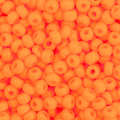 Czech Seed Bead 11/0 Opaque Light Orange