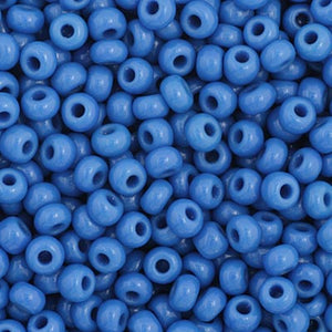 Czech Seed Bead 11/0 Opaque Medium Blue