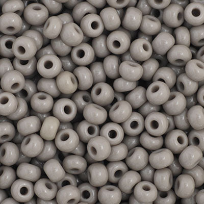 Czech Seed Bead 11/0 Opaque Grey