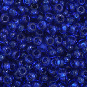 Czech Seed Bead 11/0 Transparent Navy Blue