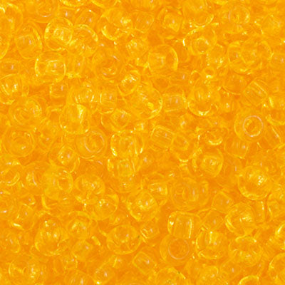 Czech Seed Bead 11/0 Transparent Yellow