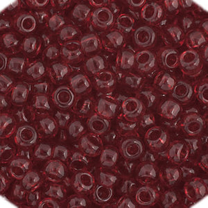 Czech Seed Bead 11/0 Transparent Red