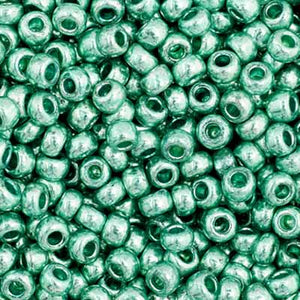 Czech Seed Bead 11/0 Metallic Green