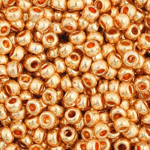 Czech Seed Bead 11/0 Metallic Gold