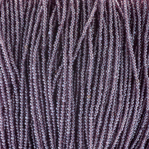 Czech Seed Bead 13/0 Cut Transparent Lt Amethyst Luster