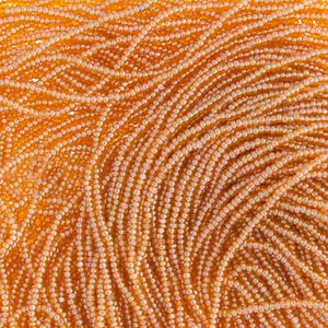 Czech Seed Bead 13/0 Cut Transparent Sunny Yellow Luster