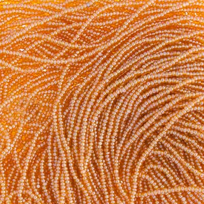 Czech Seed Bead 13/0 Cut Transparent Sunny Yellow Luster