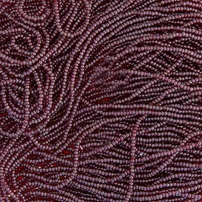 Czech Seed Bead 13/0 Cut Transparent Garnet Luster