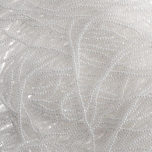 Czech Seed Bead 13/0 Cut Opaque Pearl White