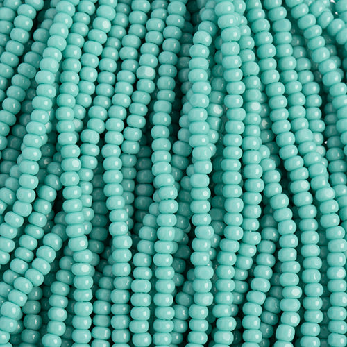 Czech Seed Bead 11/0 Cut Opaque Turquoise