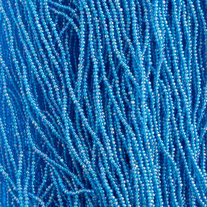 Czech Seed Bead 11/0 Cut Transparent Aqua Rainbow