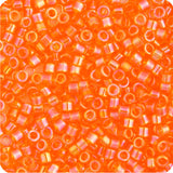 Delica 11/0 RD Light Orange Transparent AB