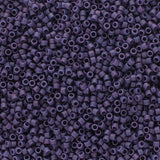 Delica 11/0 Frosted Glazed Violet Matte