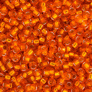 Miyuki Seed Bead 11/0 Silver-Lined Orange