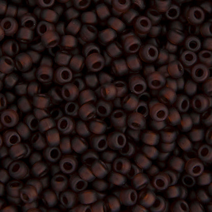 Miyuki Seed Bead 11/0 Transparent Root Beer Matte