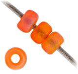 Miyuki Seed Bead 11/0 Transparent Orange AB Matte