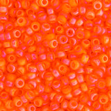 Miyuki Seed Bead 11/0 Transparent Orange AB Matte