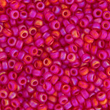 Miyuki Seed Bead 11/0 Transparent Ruby AB Matte