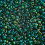 Miyuki Seed Bead 11/0 Frost Green Rainbow