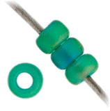 Miyuki Seed Bead 11/0 Transparent Emerald AB Matte