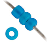 Miyuki Seed Bead 11/0 Transparent Capri Blue AB Matte