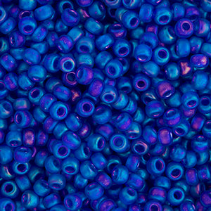 Miyuki Seed Bead 11/0 Transparent Cobalt AB Matte