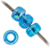 Miyuki Seed Bead 11/0 Transparent Blue Azure AB