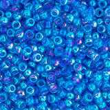 Miyuki Seed Bead 11/0 Transparent Blue Azure AB