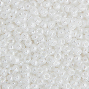 Miyuki Seed Bead 11/0 Opaque White Pearl Luster