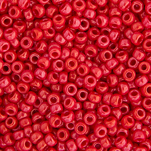 Miyuki Seed Bead 11/0 Opaque Red Luster