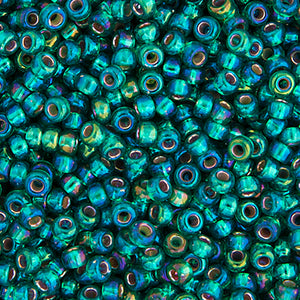 Miyuki Seed Bead 11/0 Silver-Lined Emerald AB