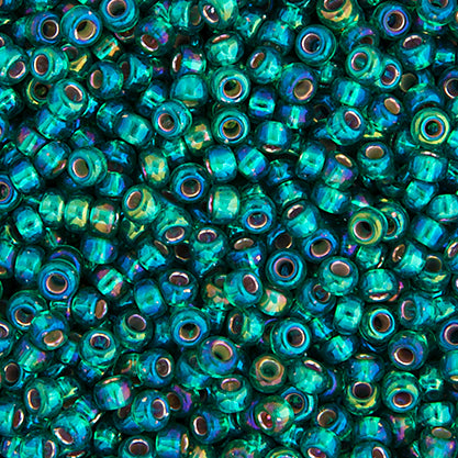 Miyuki Seed Bead 11/0 Silver-Lined Emerald AB