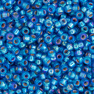 Miyuki Seed Bead 11/0 Silver-Lined Sapphire AB