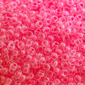 Miyuki Seed Bead 11/0 Pink Luminous Neon Color-Lined