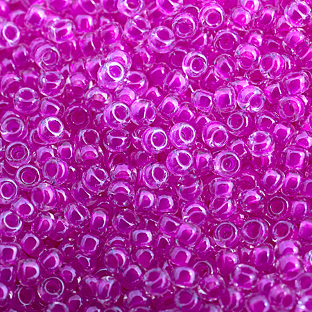 Miyuki Seed Bead 11/0 Fuchsia Luminous Neon Color-Lined