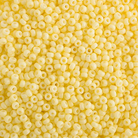 Miyuki Seed Bead 11/0 Opaque Lemon Silk Duracoat