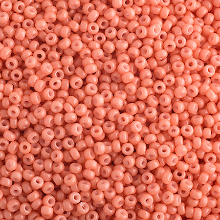 Miyuki Seed Bead 11/0 Opaque Medium Salmon Pink Duracoat