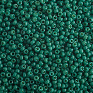 Miyuki Seed Bead 11/0 Opaque Spanish Palms Green Duracoat