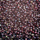 Miyuki Seed Bead 11/0 Transparent Ruby Picasso