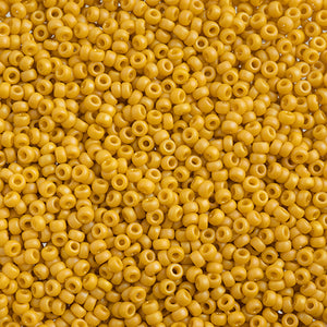 Miyuki Seed Bead 11/0 Frosted Glazed/Rainbow Yellow Matte AB