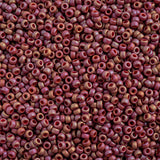 Miyuki Seed Bead 11/0 Frosted Glazed/Rainbow Pink Rosewood Matte AB