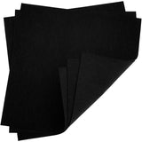 Faux Suede Sheet 8.5"x8.5" Black